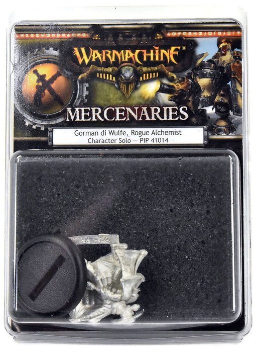 WARMACHINE Gorman di Wulfe, Rogue Alchemist METAL mercenaries