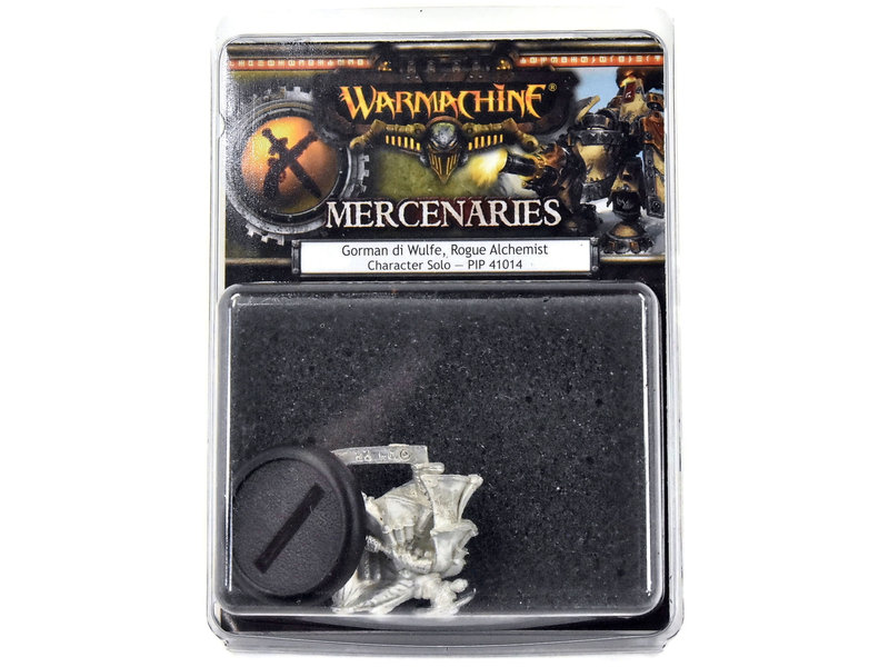 WARMACHINE Gorman di Wulfe, Rogue Alchemist METAL mercenaries