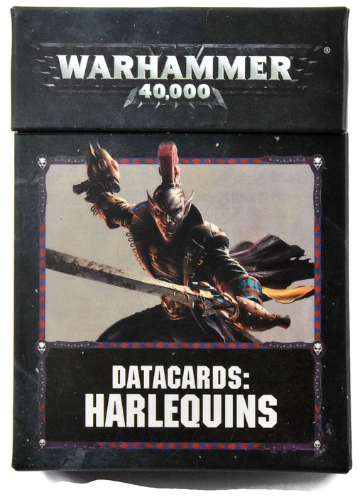 HARLEQUINS Datacards Warhammer Warhammer 40K