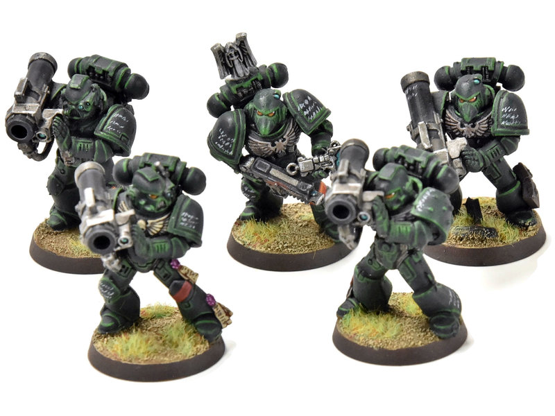 Games Workshop SPACE MARINES Missile Launcher Devastator Squad #1 PRO PAINTED Warhammer 40K