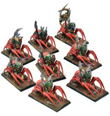 Games Workshop ORCS & GOBLINS 8 Grot Spider Riders #2 Fantasy WELL PAINTED