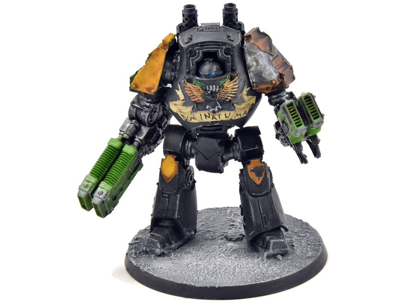 Forge World SPACE MARINES Contemptor Dreadnought #2 WELL PAINTED Forge World Salamanders