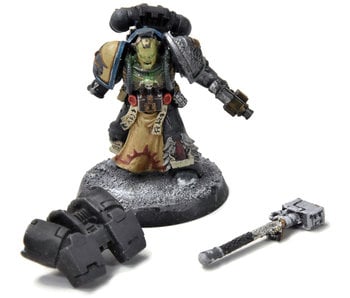 DEATHWATCH Jensus Natorian, Blood Ravens Codicer Librarian #1 need repair 40K