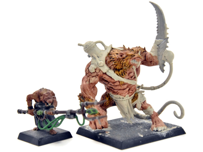 Games Workshop SKAVEN Rat Ogre and Packmaster #1 Fantasy