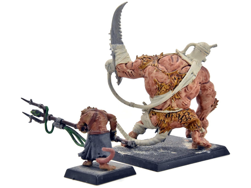 Games Workshop SKAVEN Rat Ogre and Packmaster #1 Fantasy