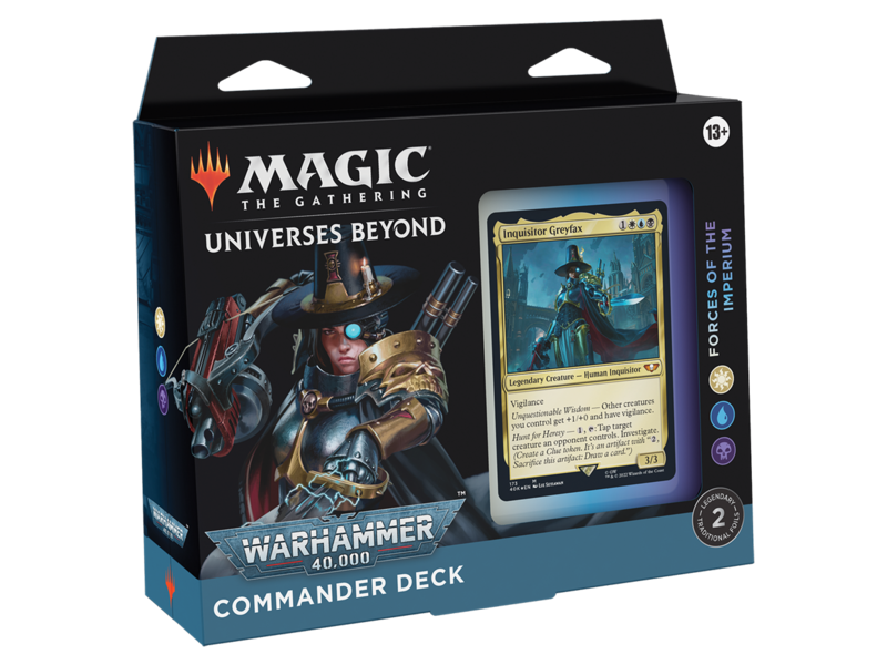 Magic The Gathering MTG - Warhammer 40'000 Commander Deck - Forces of the Imperium
