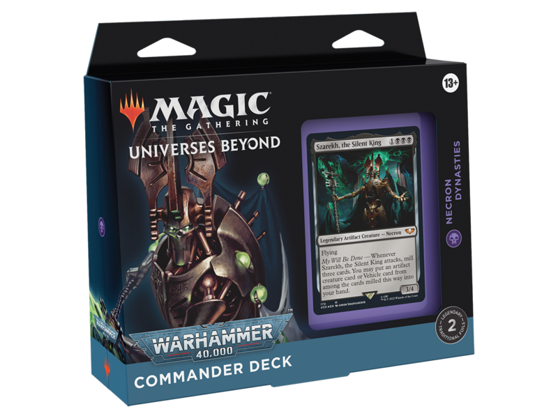 Magic The Gathering MTG - Warhammer 40'000 Commander Deck - Necron Dynasties
