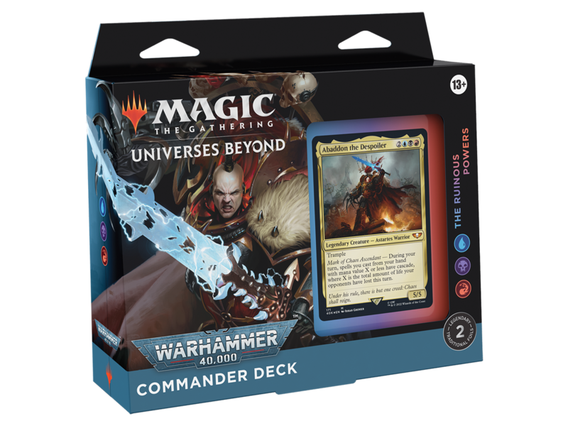 Magic The Gathering MTG - Warhammer 40'000 Commander Deck - The Ruinous Powers