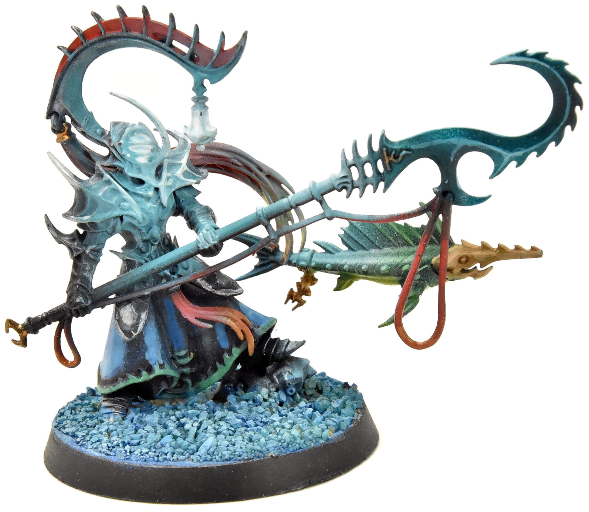 Games Workshop IDONETH DEEPKIN Isharann Soulrender #1 Sigmar WELL PAINTED