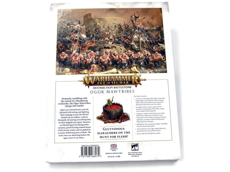 Games Workshop OGOR MAWTRIBES Battletome Used OK Condition