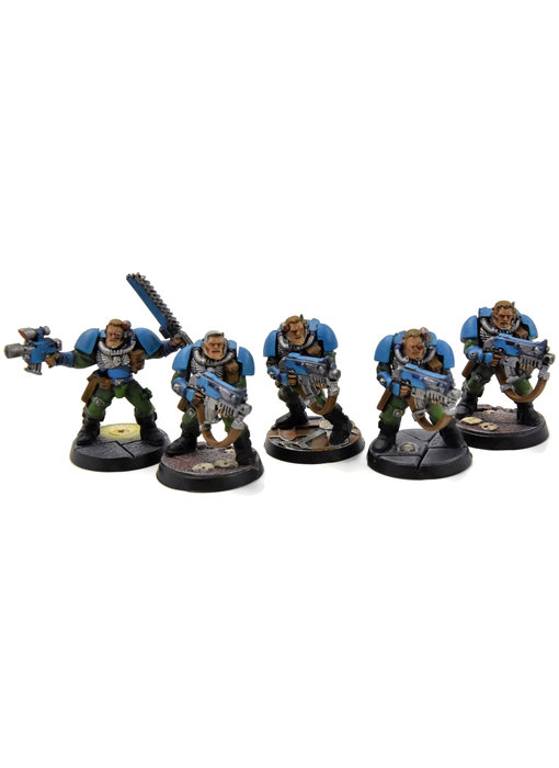 SPACE MARINES 5 Scout #3 WELL PAINTED Warhammer 40K