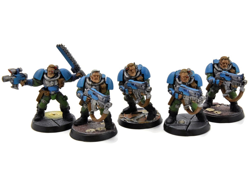 Games Workshop SPACE MARINES 5 Scout #3 WELL PAINTED Warhammer 40K