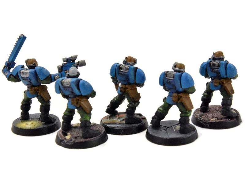 Games Workshop SPACE MARINES 5 Scout #3 WELL PAINTED Warhammer 40K