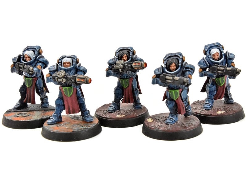 ADEPTA SORORITAS Battle Sisters Squad #4 WELL PAINTED NOT GW 40K