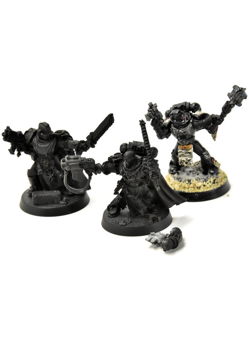 SPACE MARINES 3 Space Marines Commander & Sword Brethen #1 Warhammer 40K
