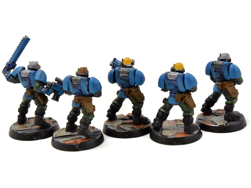 Games Workshop SPACE MARINES 5 Scout #1 WELL PAINTED Warhammer 40K