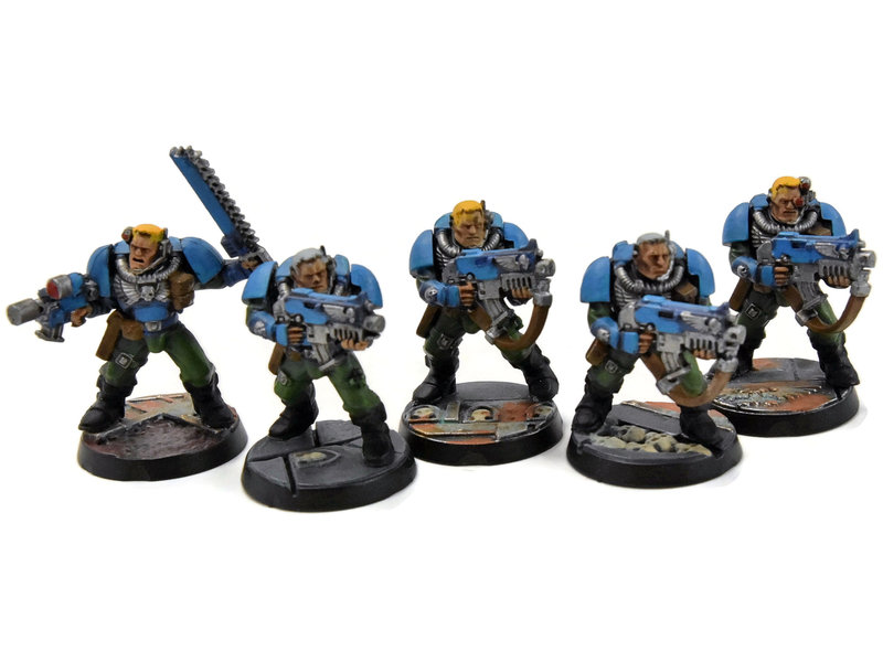 Games Workshop SPACE MARINES 5 Scout #2 WELL PAINTED Warhammer 40K