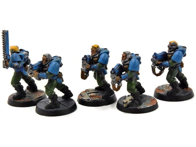Games Workshop SPACE MARINES 5 Scout #2 WELL PAINTED Warhammer 40K