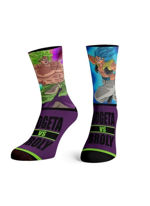 Dragon Ball - Gogeta Vs Broly Panel Crew Sock