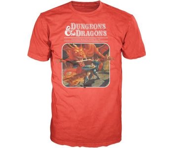 Dungeons And Dragons - M Fantasy Role Playing Game Men's Red Tee