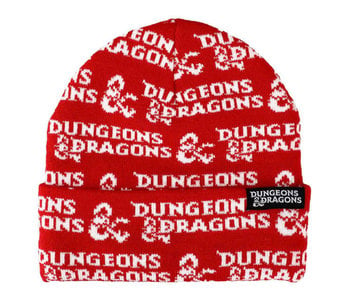 Dungeons And Dragons - 2 Color Jacquard Cuff Beanie