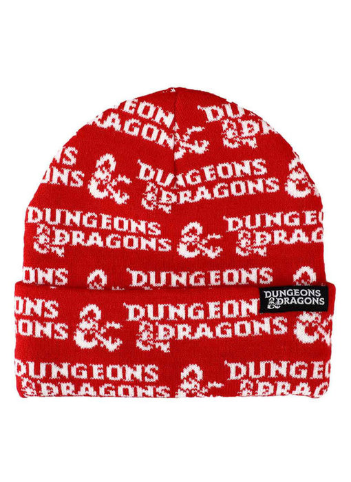 Dungeons And Dragons - 2 Color Jacquard Cuff Beanie