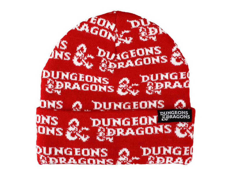 Bioworld Dungeons And Dragons - 2 Color Jacquard Cuff Beanie