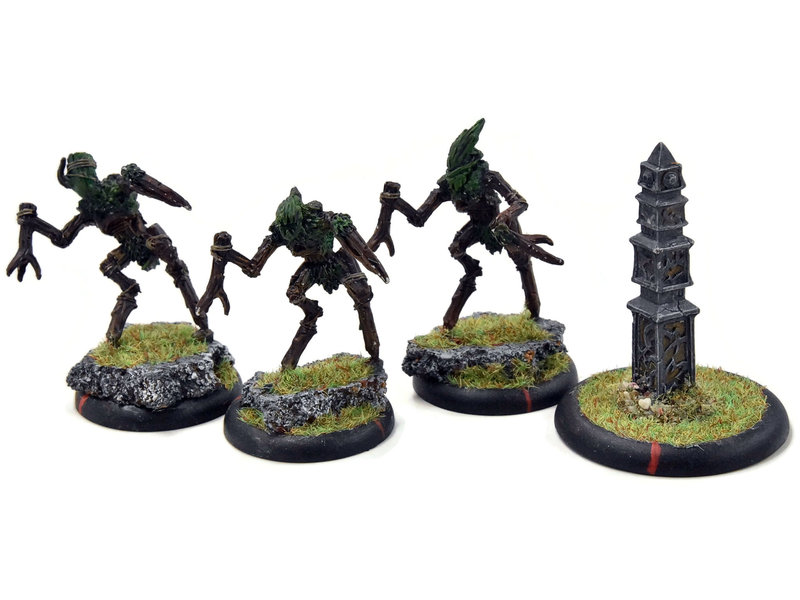 HORDES Sentry Stones & Mannikins METAL circle orboros