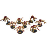 Games Workshop TYRANIDS 8 Genestealers #5 Warhammer 40K WELL PAINTED Brood