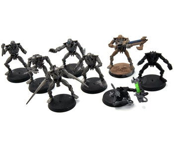 NECRONS 8 Warriors Lot #6 Converted Incomplete Warhammer 40K