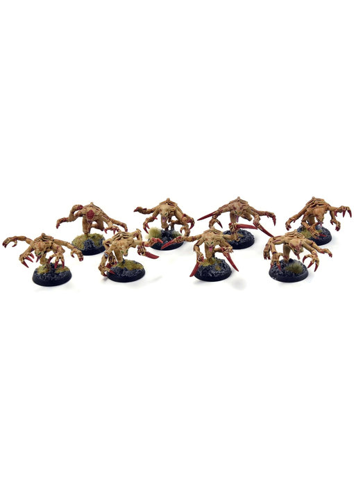 TYRANIDS 8 Genestealers #2 WELL PAINTED Warhammer 40K