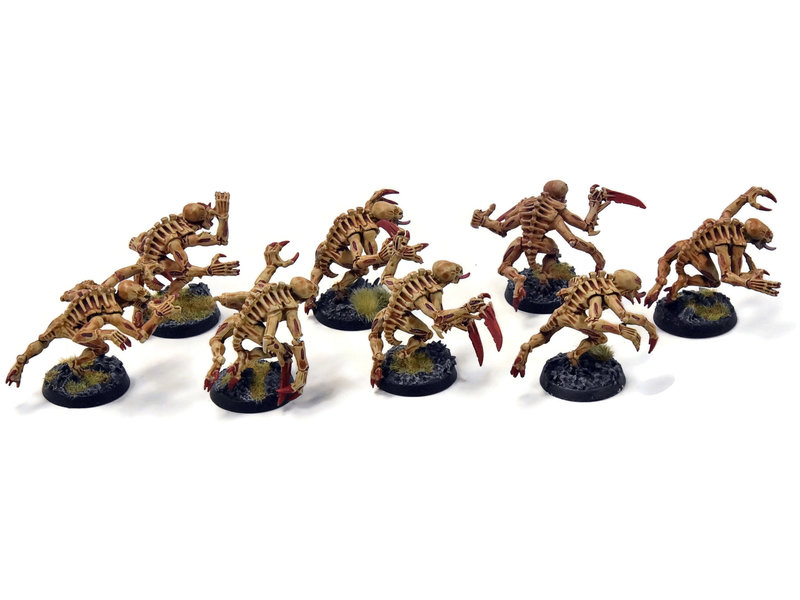 Games Workshop TYRANIDS 8 Genestealers #2 WELL PAINTED Warhammer 40K