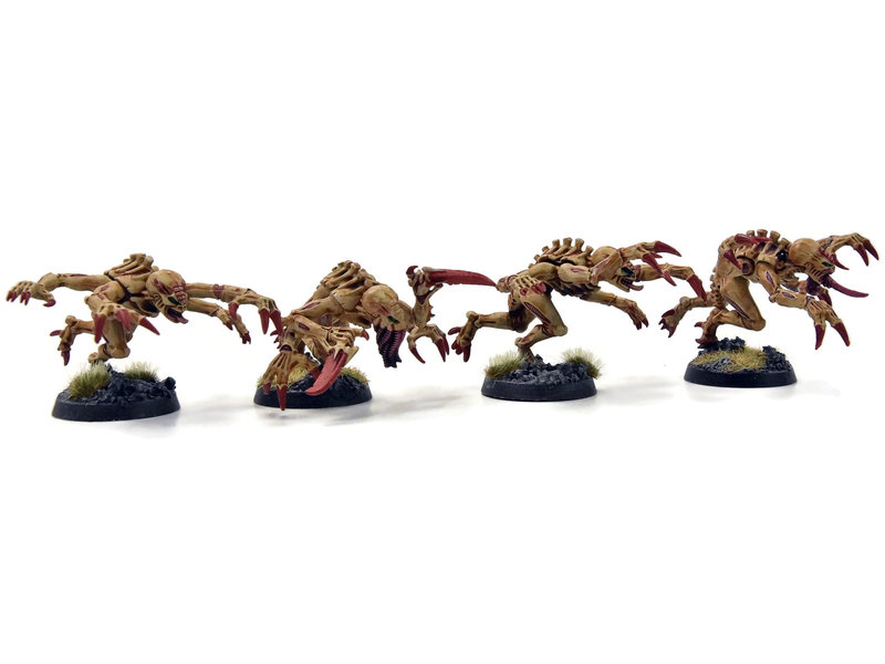 Games Workshop TYRANIDS 8 Genestealers #1 WELL PAINTED Warhammer 40K