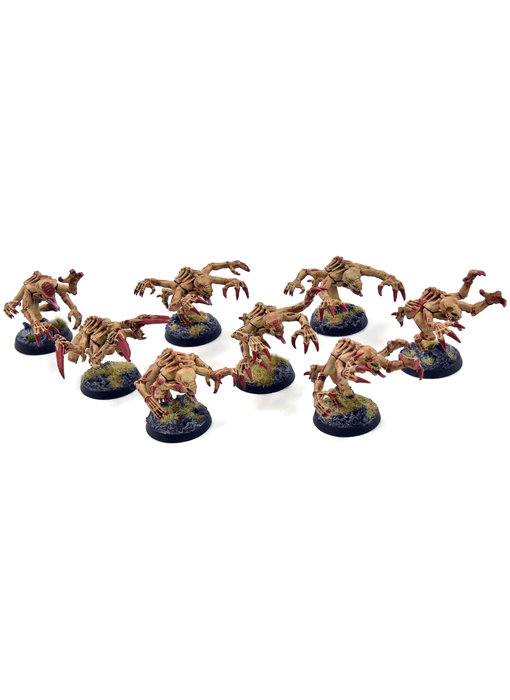 TYRANIDS 8 Genestealers #3 WELL PAINTED Warhammer 40K