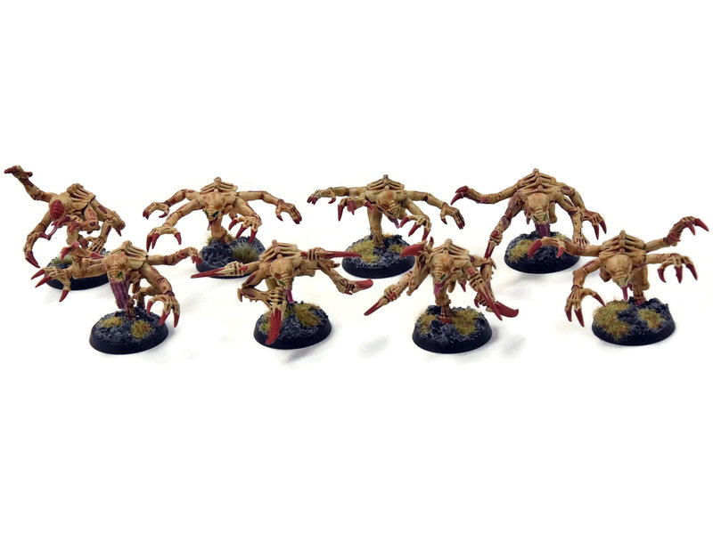 Games Workshop TYRANIDS 8 Genestealers #4 WELL PAINTED Warhammer 40K