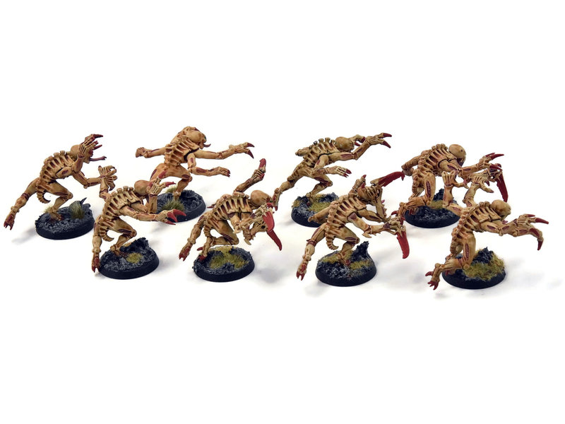 Games Workshop TYRANIDS 8 Genestealers #4 WELL PAINTED Warhammer 40K