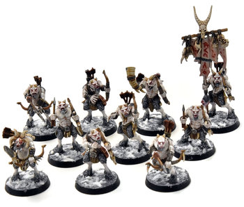 BEAST OF CHAOS 10 Ungors with Bow #1 PRO PAINTED Sigmar