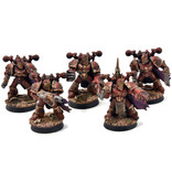 Games Workshop CHAOS SPACE MARINES 5 Chosens Converted #1 WELL PAINTED  40K