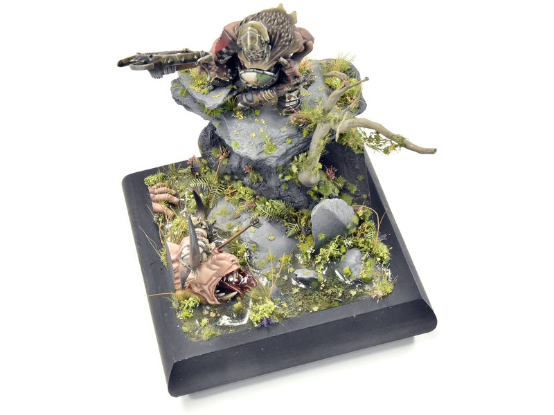 Games Workshop OGOR MAWTRIBES Ogor Hunter Maneater Beastmen Diorama PRO PAINTED