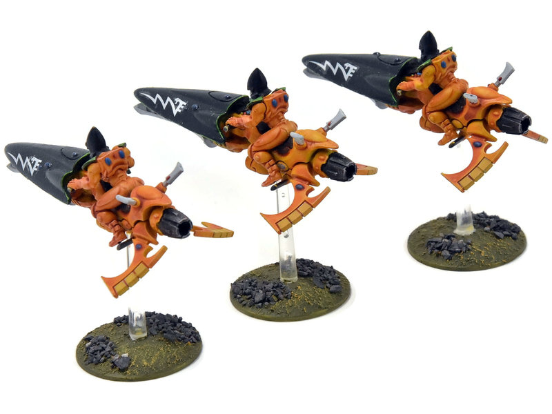 Games Workshop CRAFTWORLDS 3 Windriders Jetbike #1 WELL PAINTED Warhammer 40K