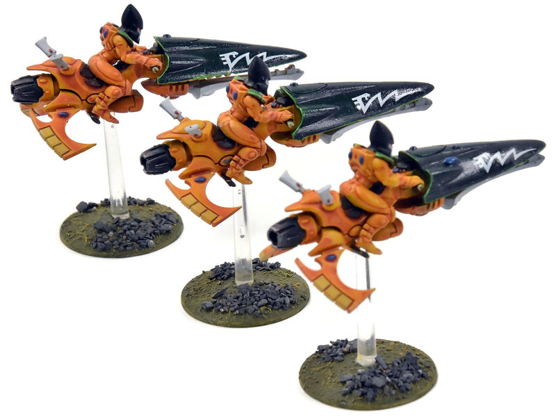Games Workshop CRAFTWORLDS 3 Windriders Jetbike #1 WELL PAINTED Warhammer 40K