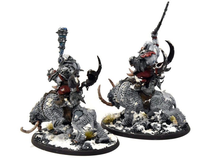 Games Workshop OGRE KINGDOMS Mournfang Cavalry Pack #1 PRO PAINTED Sigmar