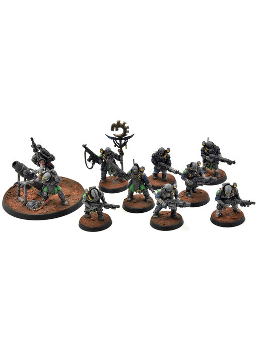 GENESTEALER CULTS 10 Neophyte Hybrids with Mortar #1 WELL PAINTED Warhammer 40K