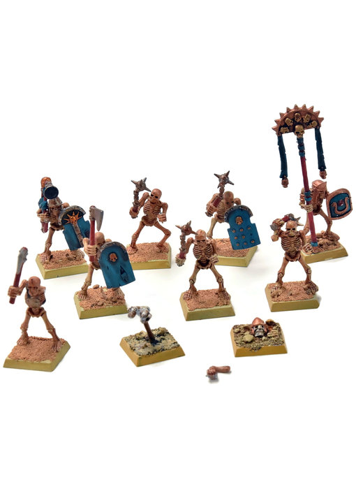 TOMB KINGS 10 Skeleton Warriors Command #2 Fantasy