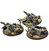 Games Workshop ASTRA MILITARUM 3 Cadian Heavy Weapons Teams Lascannons #5 PRO PAINTED 40K