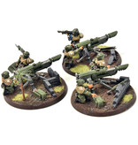 Games Workshop ASTRA MILITARUM 3 Cadian Heavy Weapons Teams Lascannons #5 PRO PAINTED 40K