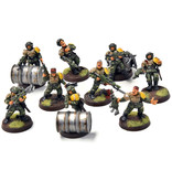 Games Workshop ASTRA MILITARUM 9 Cadian Shock Troops #7 WELL PAINTED Warhammer 40K