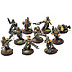 ASTRA MILITARUM 10 Cadian Shock Troops #3 WELL PAINTED Warhammer 40K