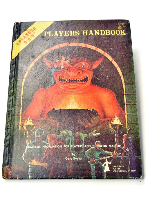 Advanced Dungeons & Dungeons Players Handbook Acceptable Condition
