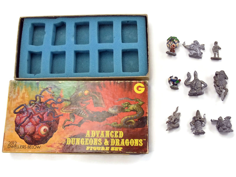 Advanced Dungeons & Dragons 2012 Dwellers Below Figure Set In Box